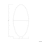 Skutchi Designs 45 in W, 96 in L, 29 in H, Engineered Wood Top, Grey HAR-OVL-46X93-PT-01 - alternate 4